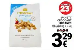Supermercati Gulliver Panetti croccanti i bibanesi offerta