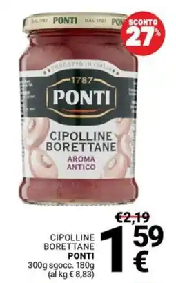 Supermercati Gulliver Cipolline Borettane Ponti offerta