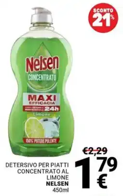 Supermercati Gulliver Detersivo per piatti concentrato al limone Nelson offerta