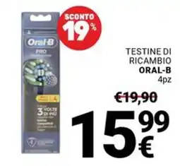 Supermercati Gulliver Testine di ricambio Oral-B offerta