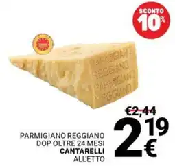 Supermercati Gulliver Parmigiano Reggiano Cantarelli offerta