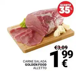 Supermercati Gulliver CARNE SALADA GOLDEN FOOD offerta