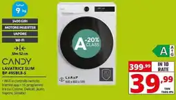 Comet CANDY LAVATRICE SLIM BP 49SBL8-S offerta