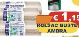 Magazzini del Risparmio ROLSAC BUSTE AMBRA offerta