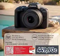 Unieuro Canon EOS R100 offerta