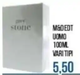 Beauty Si grey stone M&G EDT UOMO offerta