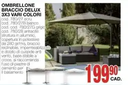 Mondo Brico OMBRELLONE BRACCIO DELUX offerta