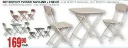 Mondo Brico Set bistrot yvonne tavolino + 2 sedie offerta