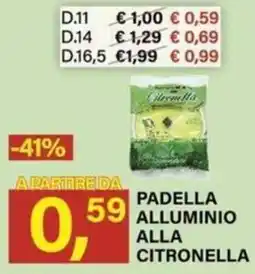 Ni Hao Market PADELLA ALLUMINIO ALLA CITRONELLA offerta
