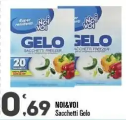 Punto é market NOI&VOI Sacchetti Gelo offerta