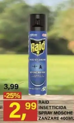 Ni Hao Market RAID INSETTICIDA SPRAY MOSCHE ZANZARE offerta