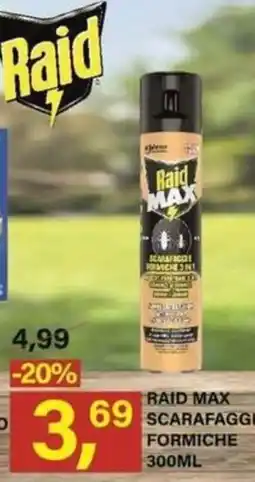 Ni Hao Market Raid MAX SCARAFAGGI FORMICHE offerta