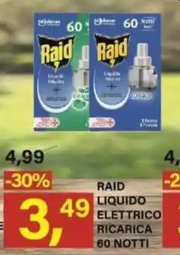 Ni Hao Market RAID LIQUIDO ELETTRICO RICARICA offerta