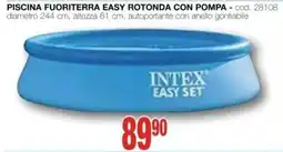Mondo Brico Piscina fuoriterra easy rotonda con pompa Intex Easy Set offerta