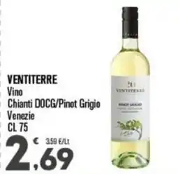 Punto é market VENTITERRE Vino Chianti DOCG/Pinot Grigio offerta