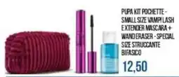 Beauty Si Pupa kit pochette - small size vampi lash extender mascara + wand eraser - special size struccante bifasico offerta