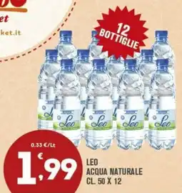 Punto é market LEO ACQUA NATURALE offerta