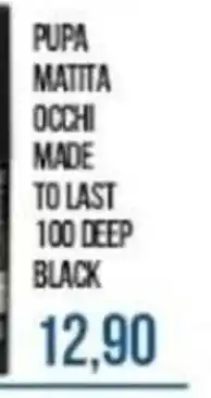 Beauty Si PUPA MATITA OCCHI MADE TO LAST 100 DEEP BLACK offerta