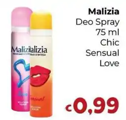 Le Bolle di Giù Giù Malizia Deo Spray Chic Sensual Love offerta