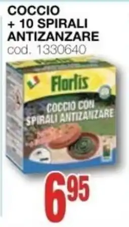 Mondo Brico Coccio con spirali antizanzare Florlis offerta
