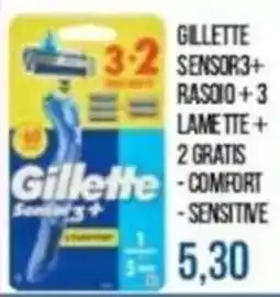 Beauty Si Gillette Sensor3+ offerta