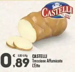 Punto é market CASTELLI Treccione Affumicato offerta