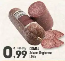 Punto é market COMAL Salame Ungherese L'Etto offerta