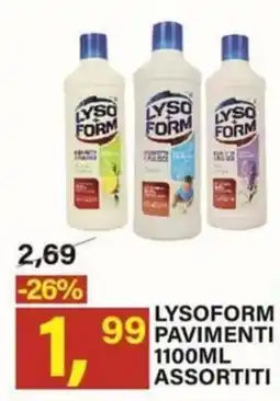 Ni Hao Market LYSOFORM PAVIMENTI offerta