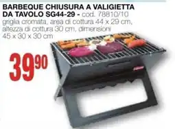 Mondo Brico BARBEQUE CHIUSURA A VALIGIETTA DA TAVOLO SG44-29 offerta