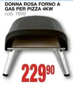 Mondo Brico DONNA ROSA FORNO A GAS PER PIZZA 4KW offerta