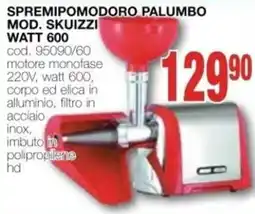 Mondo Brico Spremi pomodoro Palumbo offerta