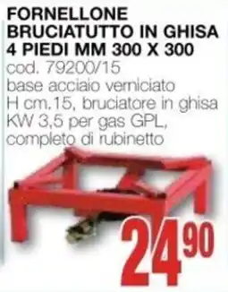 Mondo Brico Fornellone bruciatutto in ghisa offerta