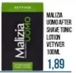 Beauty Si Malizia Uomo After Shave Tonic Lotion Vetyver offerta