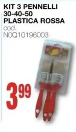 Mondo Brico KIT 3 PENNELLI offerta