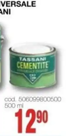 Mondo Brico Cementite Universale Indore Tassani offerta