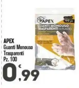 Punto é market APEX Guanti Monouso Trasparenti offerta