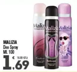 Punto é market Malizia Deo Spray offerta