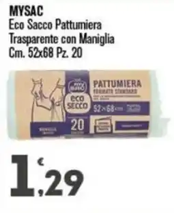 Punto é market MYSAC Eco Sacco Pattumiera offerta