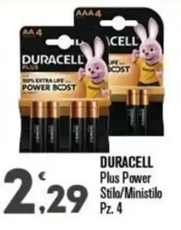 Punto é market DURACELL Plus Power Stilo/Ministilo offerta