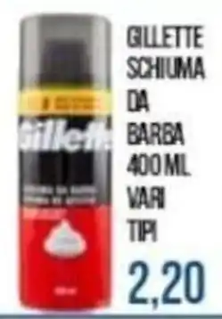 Beauty Si GILLETTE SCHIUMA DA BARBA offerta