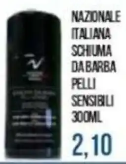 Beauty Si Nazione Italiana Schiuma Da Barba Pelli Sensibili offerta