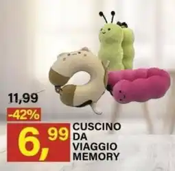Ni Hao Market Cuscino da viaggio memory offerta
