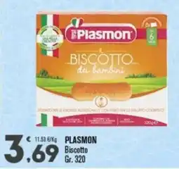 Punto é market Plasmon Biscotto dei bambini offerta