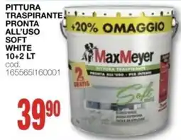 Mondo Brico Pittura traspirante pronta all'uso soft white MaxMeyer offerta