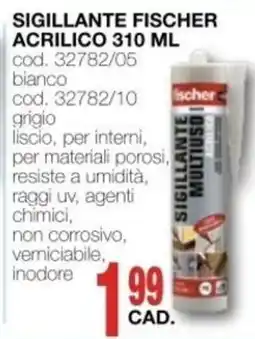 Mondo Brico SIGILLANTE FISCHER ACRILICO offerta
