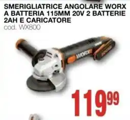 Mondo Brico Smerigliatrice angolare Worx offerta