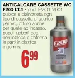 Mondo Brico ANTICALCARE CASSETTE WC F200 offerta