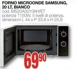 Mondo Brico Forno Microonde Samsung offerta