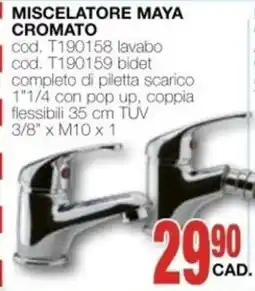Mondo Brico MISCELATORE MAYA CROMATO offerta