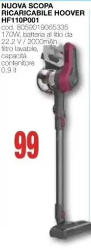 Mondo Brico Scopa Ricaricabile Hoover offerta